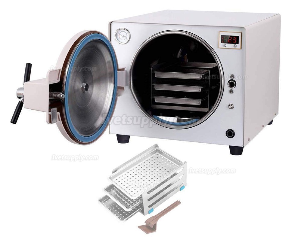 18L Autoclave Sterilizer Vacuum Steam TR250N for Veterinary / Lab / Dental